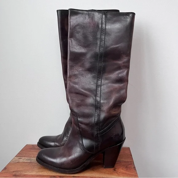 Frye Mustang pull on boot 150th Anniversary Edition. Dark brown leather Size 9m - Picture 12 of 12